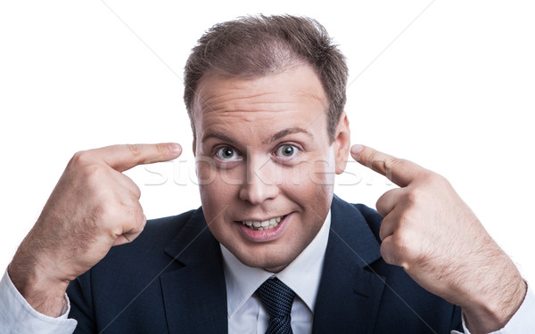 Portrait of surprised businessman Stock photo © mizar_21984