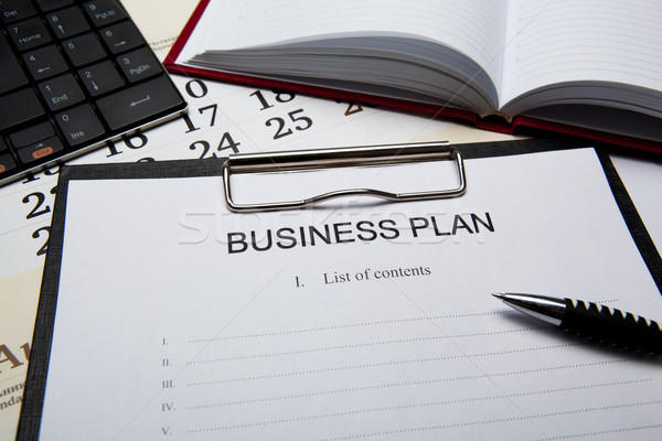 Affaires still life plan document titre [[stock_photo]] © mizar_21984