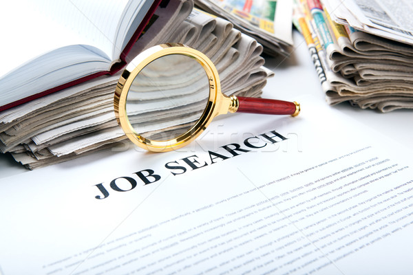 office supplies and job search Stock photo © mizar_21984