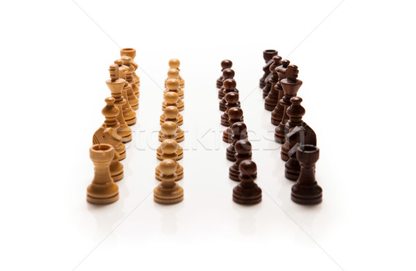 Chess pieces set Stock photo © mizar_21984