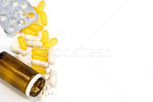 Stock foto: Drogen · unterschiedlich · Gesundheit · Medizin · Pillen · Paket