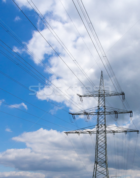 electricity pylon Stock photo © mobi68
