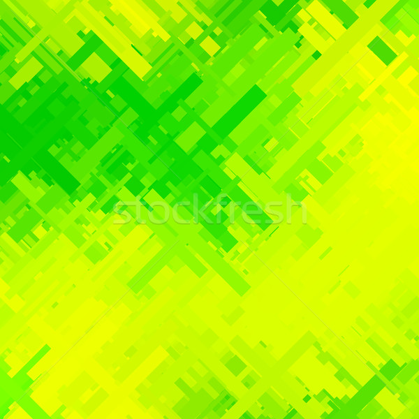 Green and Yellow Glitch Background Stock photo © molaruso