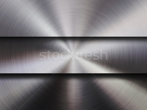 Metal tecnología resumen circular pulido Foto stock © molaruso