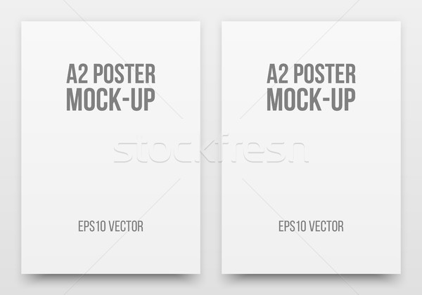 A2 White Poster Mock-up Stock photo © molaruso