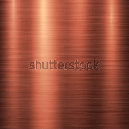 Bronze Metall Technologie geschliffen Metall Textur chrom Stock foto © molaruso