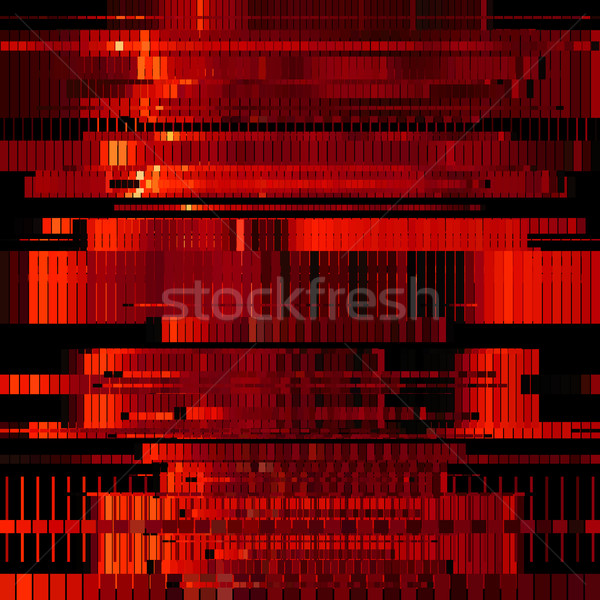 Glitch Green Abstract Background Stock photo © molaruso