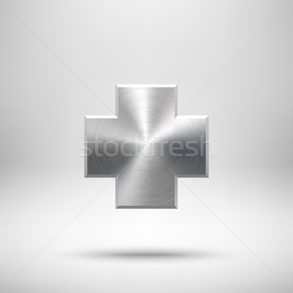 Abstract Cross Button Template Stock photo © molaruso