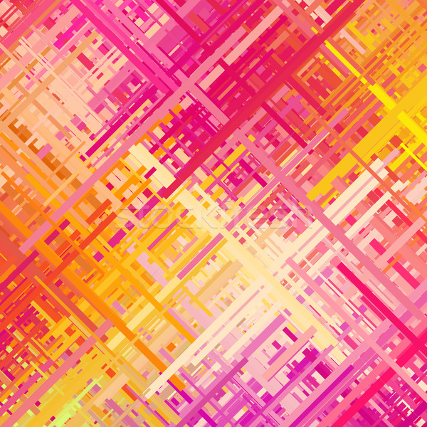 Orange Glitch Background Stock photo © molaruso