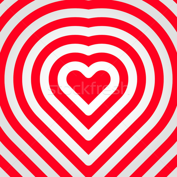 Red Abstract Heart Sign Stock photo © molaruso
