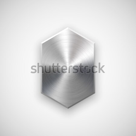 Abstract tecnologia geometrica badge pulsante modello Foto d'archivio © molaruso