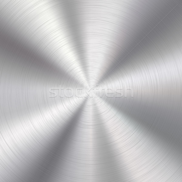 Metal tecnología resumen circular pulido concéntrico Foto stock © molaruso