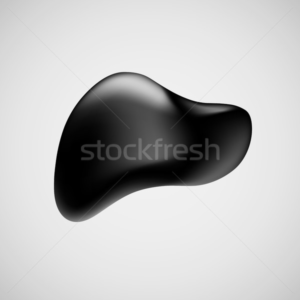 Black Bubble Icon Badge with Light Background Stock photo © molaruso