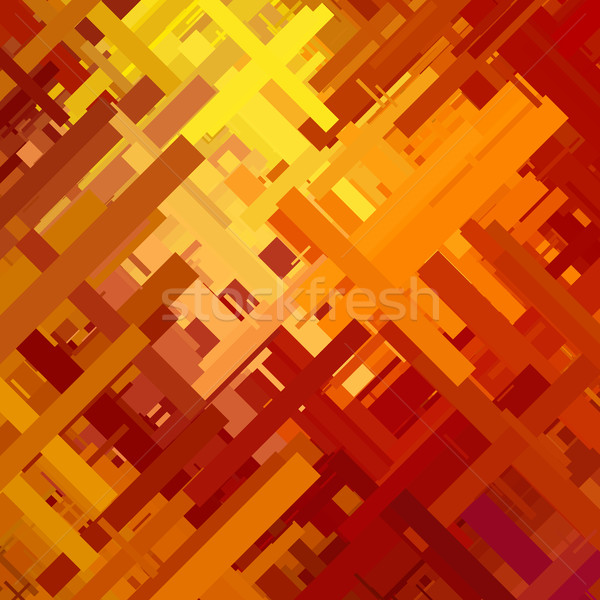 Orange Glitch Background Stock photo © molaruso