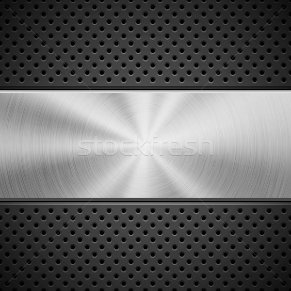 Black Background with Perforated Pattern Stock photo © molaruso