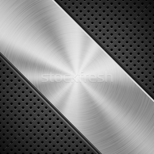 Black Background with Perforated Pattern Stock photo © molaruso