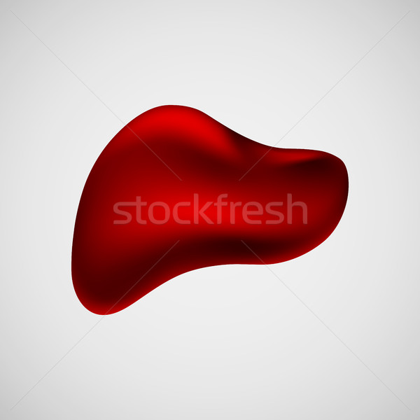 Red Abstract Bubble Badge Stock photo © molaruso