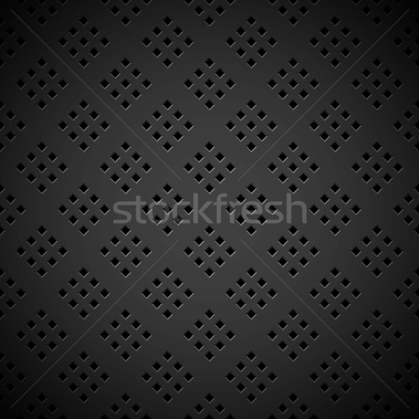 Black Background with Perforated Pattern Stock photo © molaruso