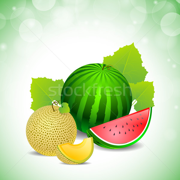 melon and watermelon Stock photo © mOleks