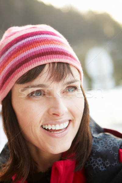 Middle Aged Woman Dressed For Cold Weather Stock photo © monkey_business