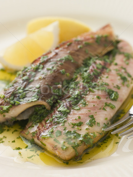 Loch Fyne Kippers Grilled with Parsley Butter Stock photo © monkey_business