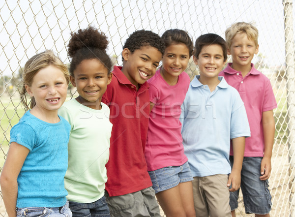Grupy dzieci gry parku dziecko dziewcząt Zdjęcia stock © monkey_business