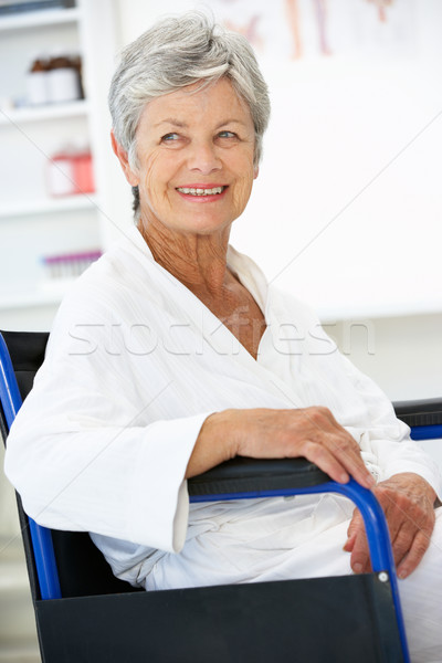 Senior Frau Patienten Büro Gesundheit Zimmer Stock foto © monkey_business