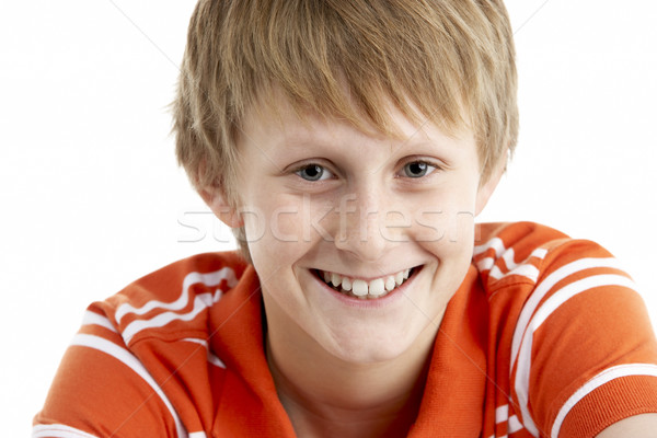 Retrato sorridente 12 anos menino crianças feliz Foto stock © monkey_business
