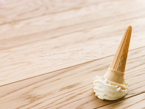 Dondurma koni zemin dondurma renk kaza kavram Stok fotoğraf © monkey_business