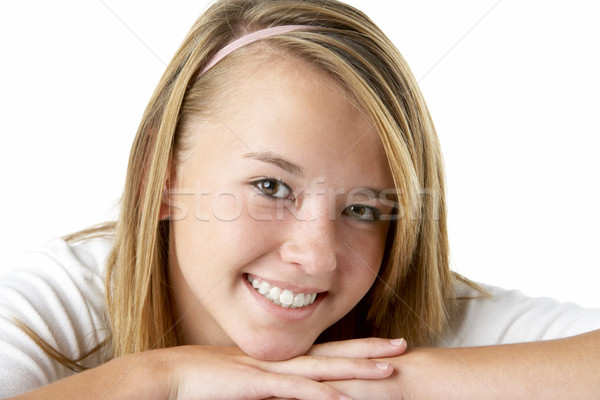 商業照片: 肖像 · 微笑 · 十幾歲的女孩 · 牙齒 · 年輕 · 青少年