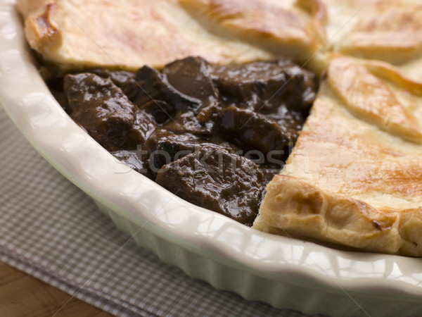 Steak and Ale Pie with Short Crust Pastry Stock photo © monkey_business