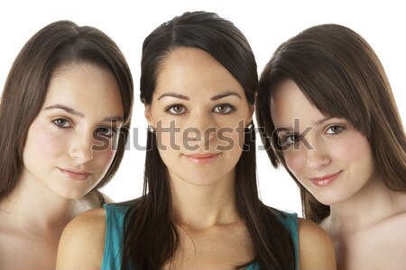 Portrait Of Three Attractive Young Women In Studio Standing In L Stock photo © monkey_business