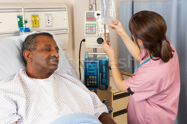 Nővér idős férfi nők kórház férfiak Stock fotó © monkey_business