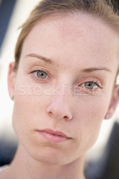 Head shot of woman thinking Stock photo © monkey_business