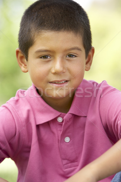 Portret młody chłopak parku dzieci dziecko ogród Zdjęcia stock © monkey_business