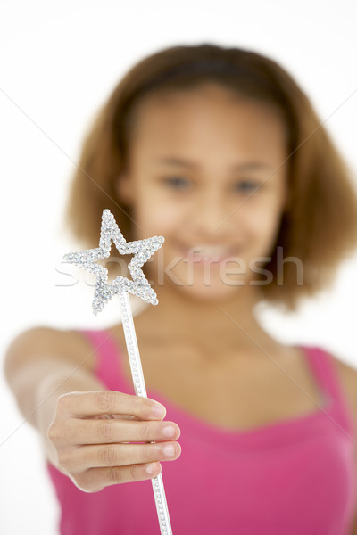 Young Girl Holding Fairy Wand Stock photo © monkey_business