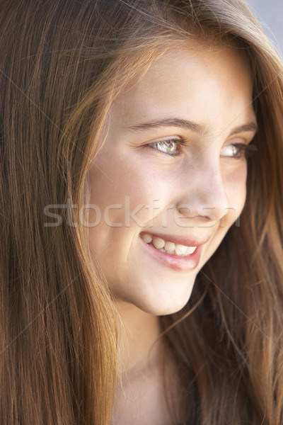 Stock photo: Portrait Of Girl Smiling