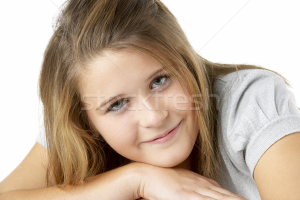 Portré mosolyog tinilány szépség fogak fiatal Stock fotó © monkey_business