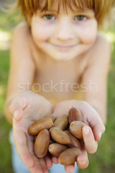 Stock photo: Portrait of happy boy