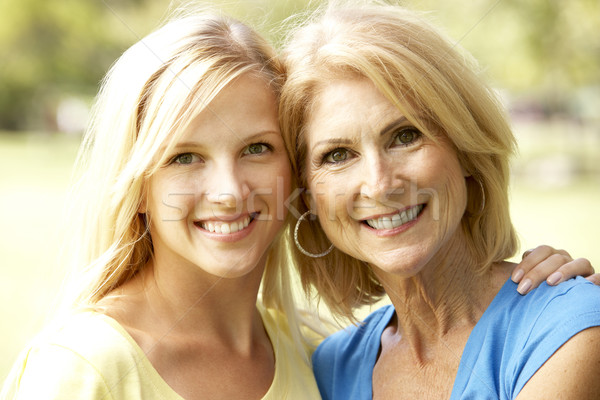 Portrait Of Senior Woman With Adult Daughter Stock photo © monkey_business