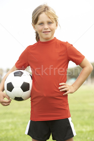 若い女の子 サッカー チーム 子供 子 女性 ストックフォト © monkey_business