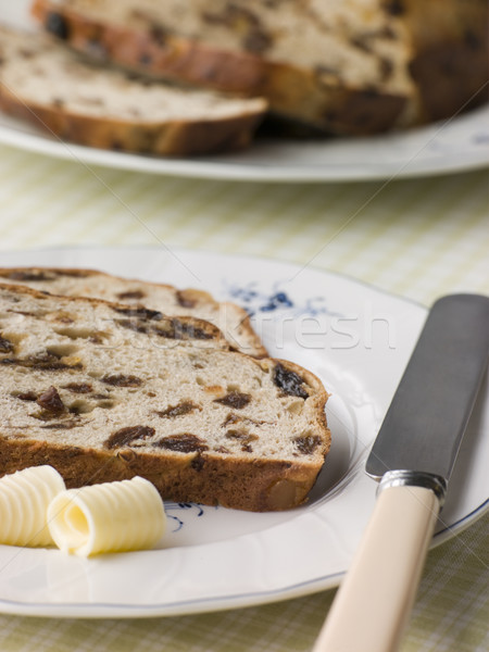 Tranche beurre alimentaire gâteau orange couteau [[stock_photo]] © monkey_business