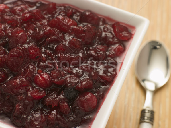 Dish of Cranberry Sauce Stock photo © monkey_business