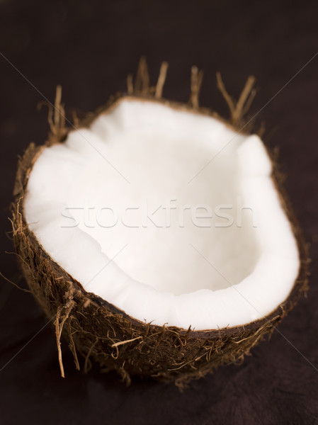 Halved Fresh Coconut Stock photo © monkey_business