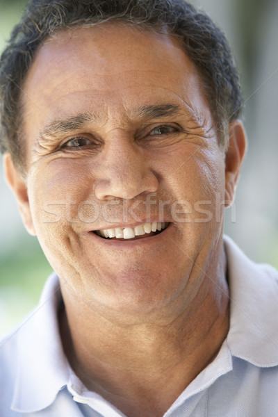 Stock photo: Portrait Of Senior Man Smiling At The Camera