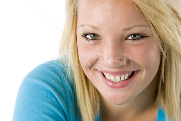Portré tinilány szín tinédzser mosolyog csinos Stock fotó © monkey_business