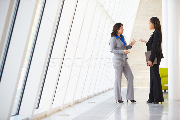 Two Businesswomen Having Informal Meeting In Modern Office Stock photo © monkey_business