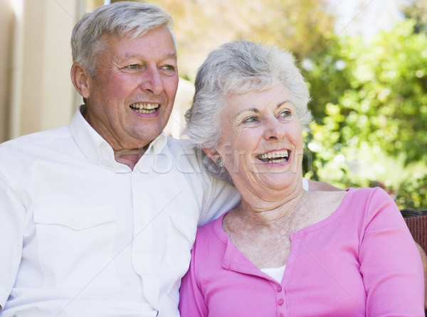 Senior couple laughing together Stock photo © monkey_business