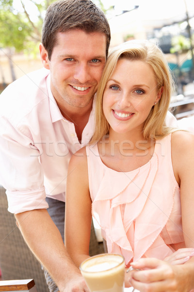 Young Couple Enjoying Coffee In Caf Stock photo © monkey_business