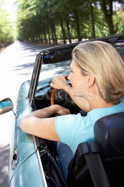 Woman in sports car Stock photo © monkey_business